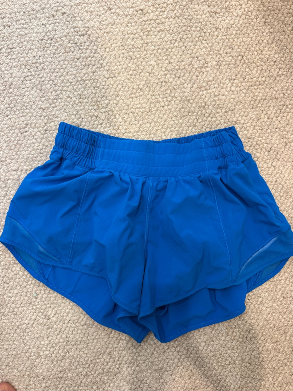 Lululemon Blue Speed Up Running Shorts
